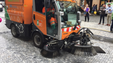 Uklízecí vůz na elektřinu Praha