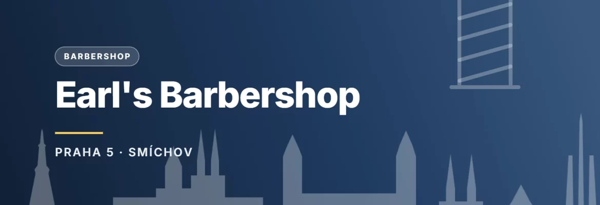 Grafický náhled - Earl's Barbershop, Praha 5 - Smíchov