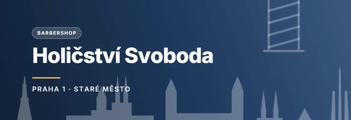 Grafický náhled - Holičství Svoboda, Praha 1 - Staré Město
