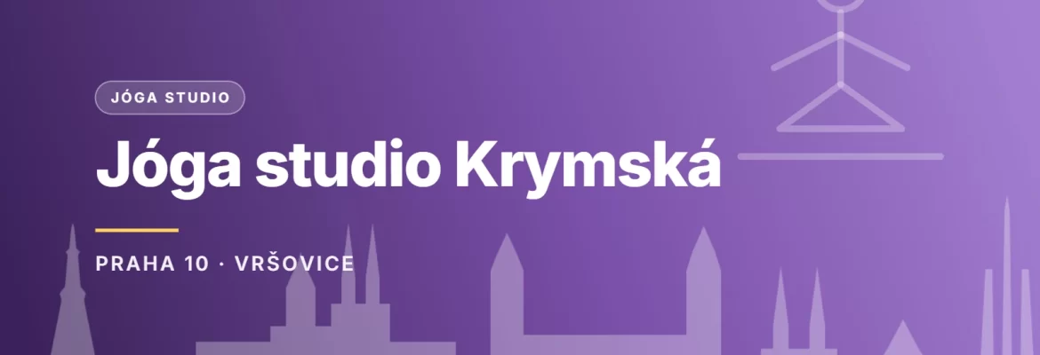 Grafický náhled - Jóga studio Krymská, Praha 10 - Vršovice
