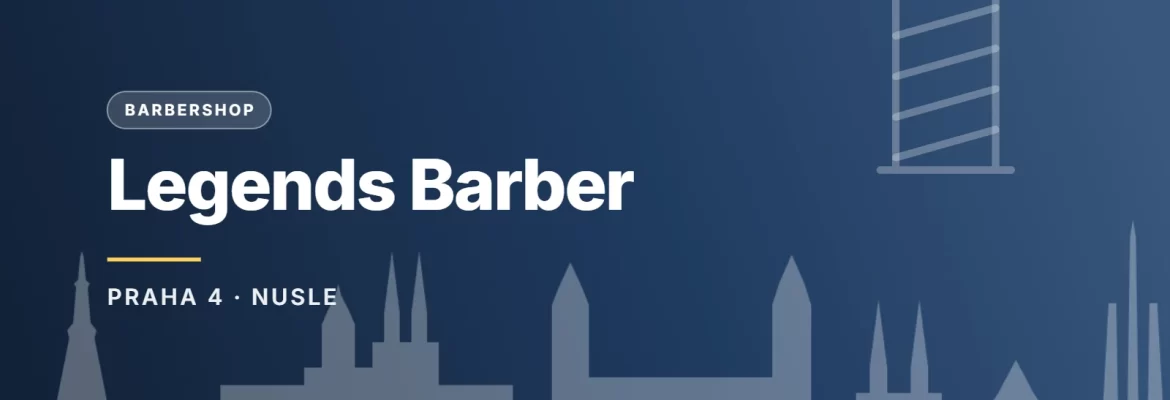 Grafický náhled - Legends Barber, Praha 4 - Nusle