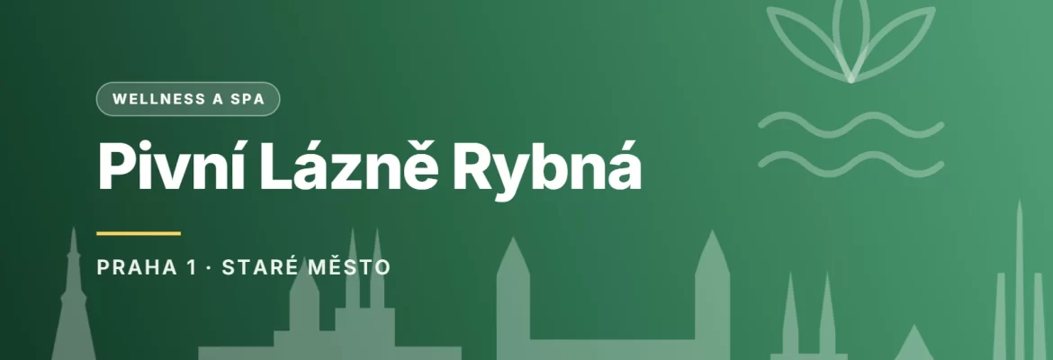 Grafický náhled - Pivní Lázně Rybná, Praha 1 - Staré Město