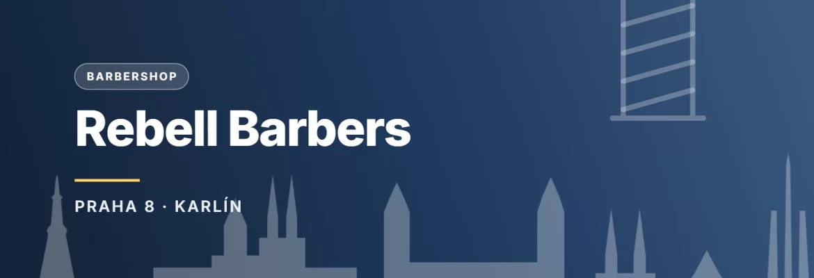 Grafický náhled - Rebell Barbers, Praha 8 - Karlín