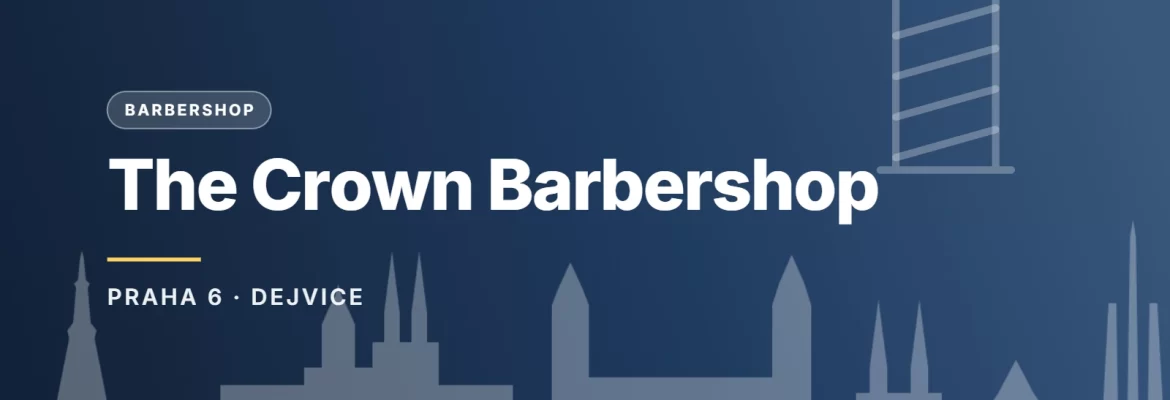 Grafický náhled - The Crown Barbershop, Praha 6 - Dejvice