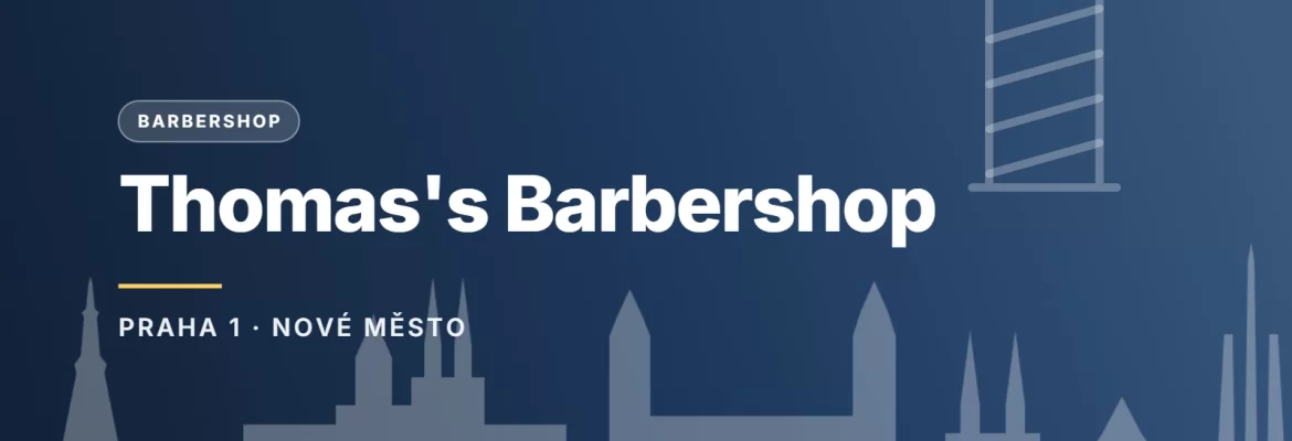 Grafický náhled - Thomas's Barbershop, Praha 1 - Nové Město