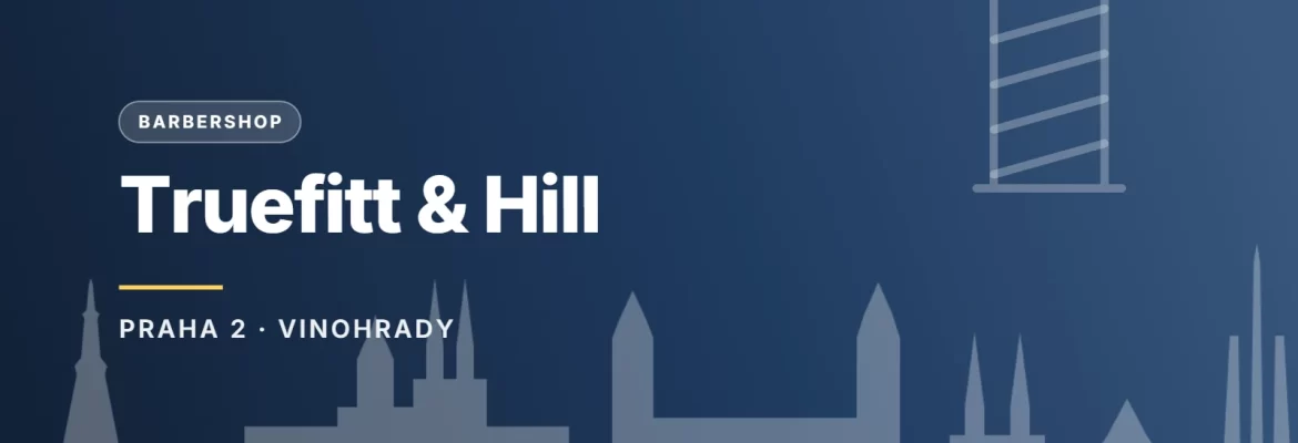 Grafický náhled - Truefitt & Hill, Praha 2 - Vinohrady