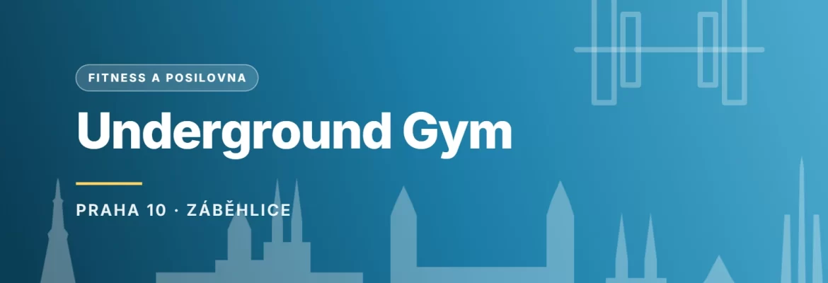 Grafický náhled - Underground Gym, Praha 10 - Záběhlice