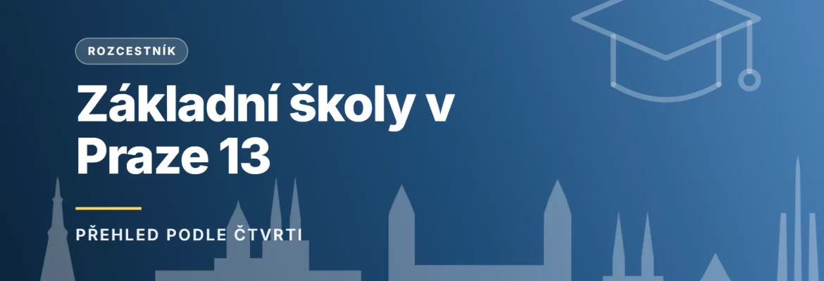 Grafický náhled - rozcestník Základní školy v Praze 13