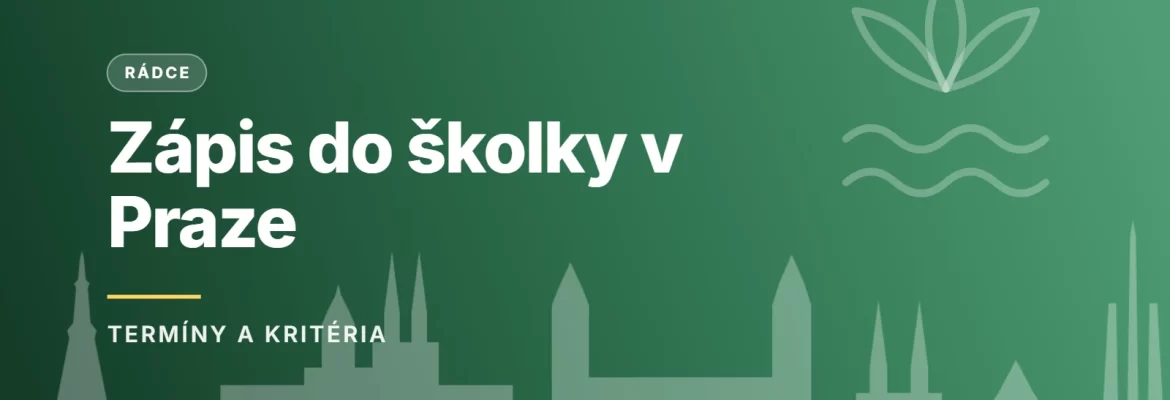 Grafický náhled - Zápis do školky v Praze