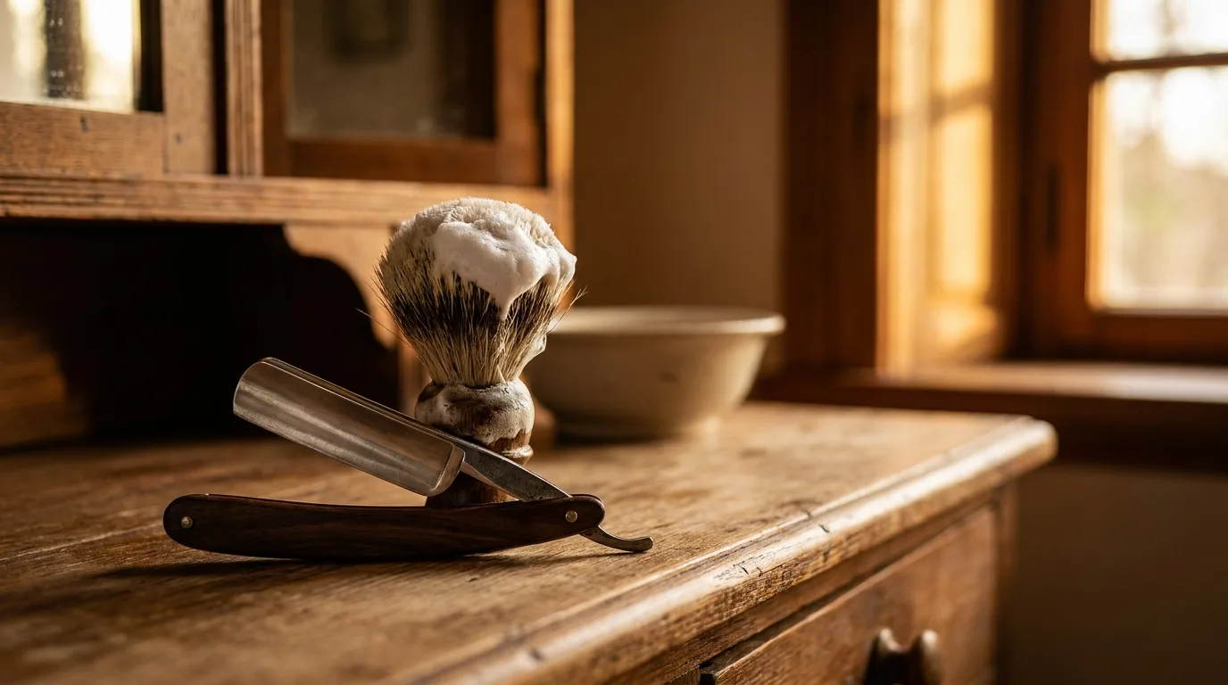 Ilustrační obrázek - vybavení barbershopu, The Canadian Barbershop (ilustrační)