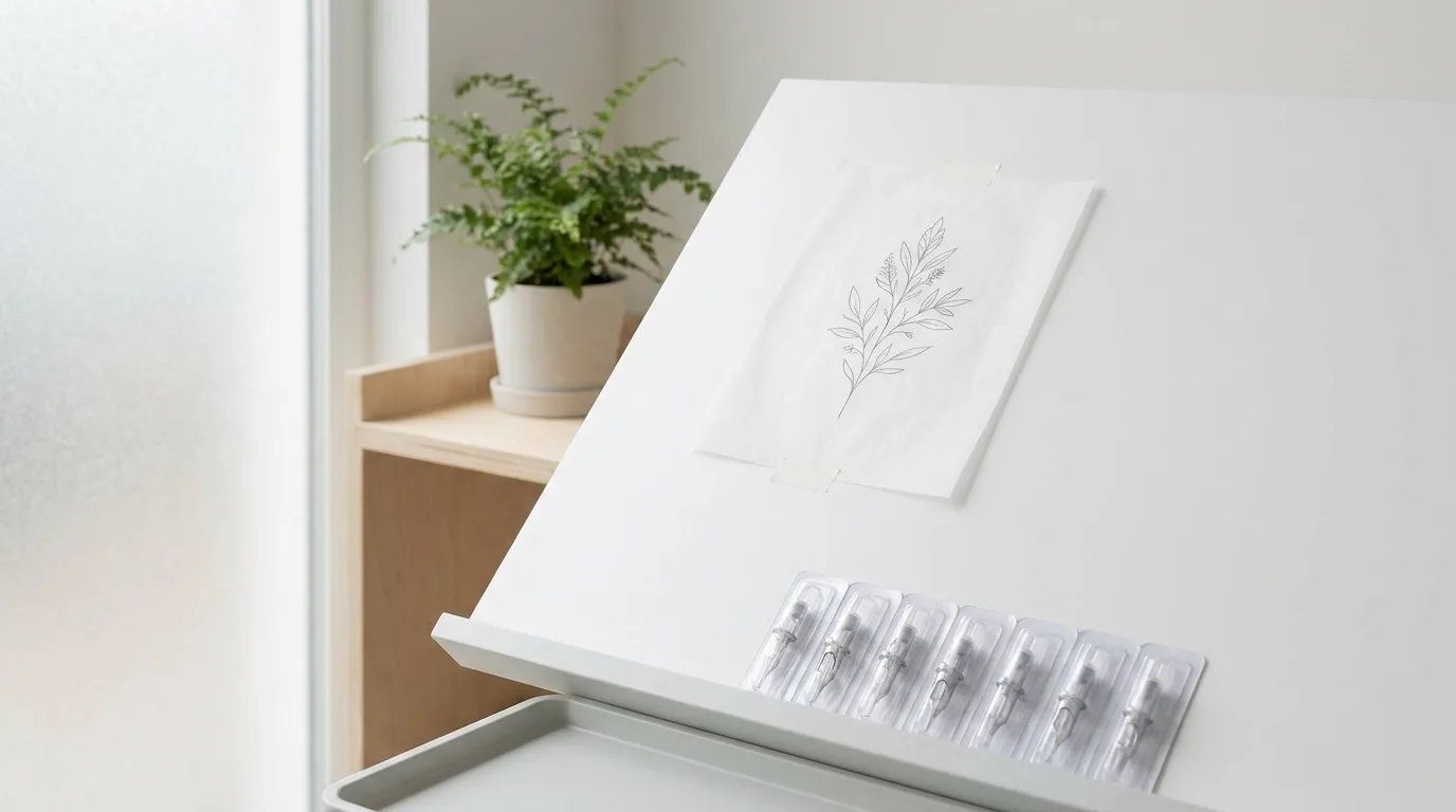 Ilustrační obrázek - tetovací studio, Minimal Tattoo (ilustrační)