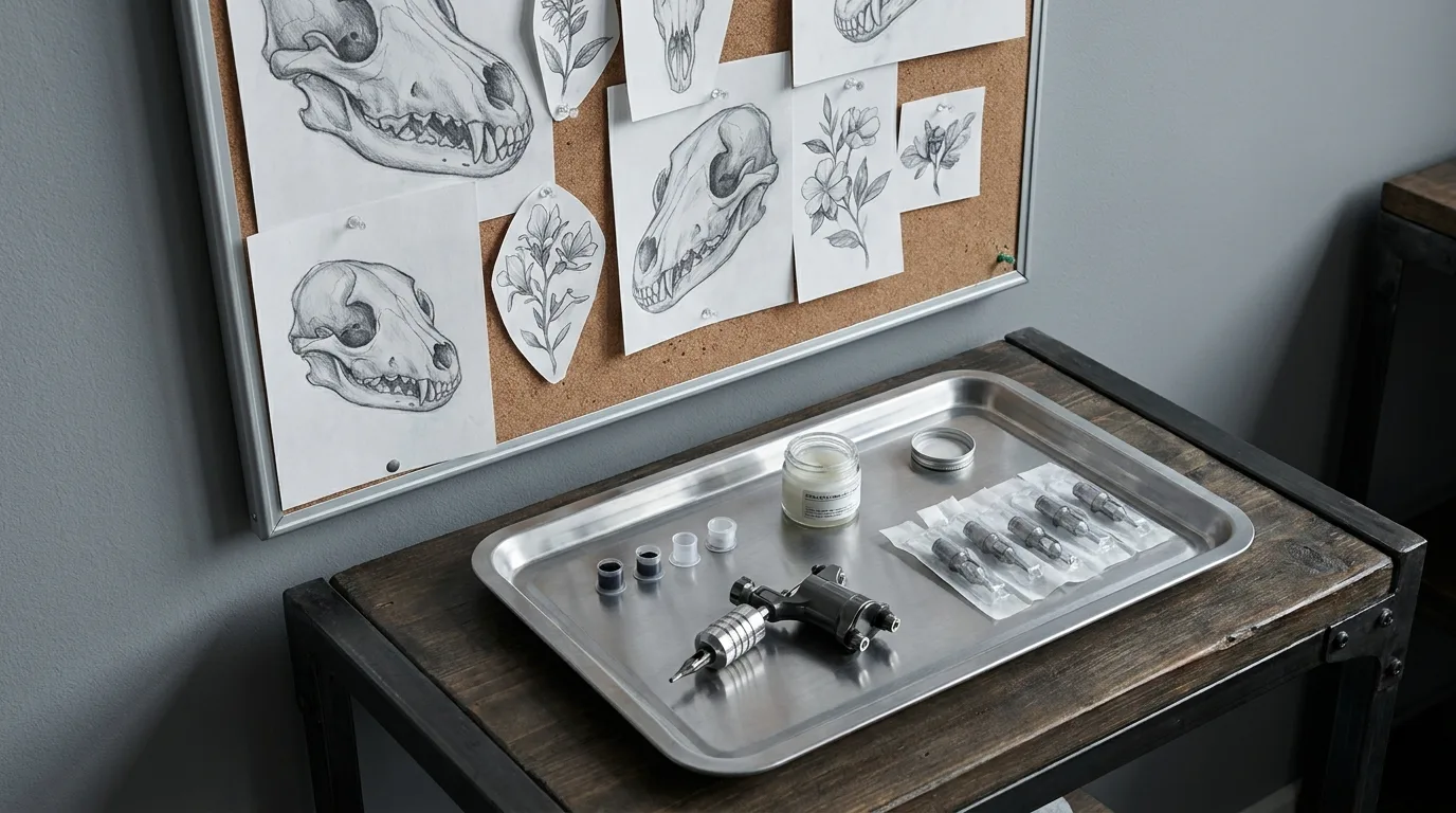 Ilustrační obrázek - tetovací studio, Skinlab Tattoo (ilustrační)