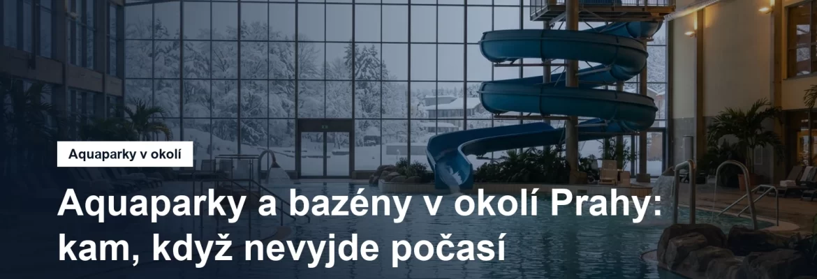 Krytý bazén s tobogánem a prosklenou stěnou