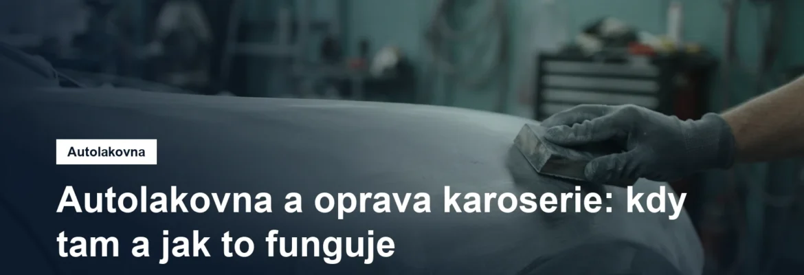 Broušení a příprava karoserie k lakování