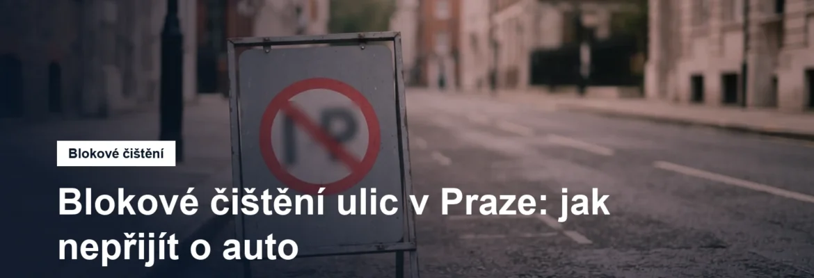 Přenosná dopravní značka zákazu stání u ulice
