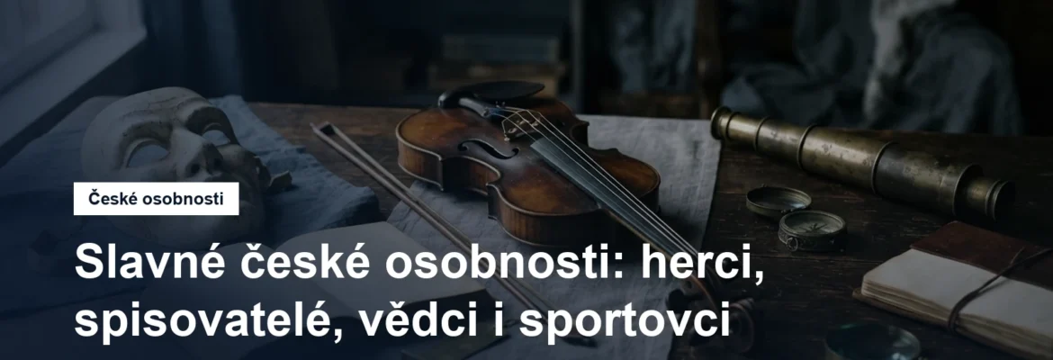 Divadelní maska, kniha, housle a vědecké nástroje