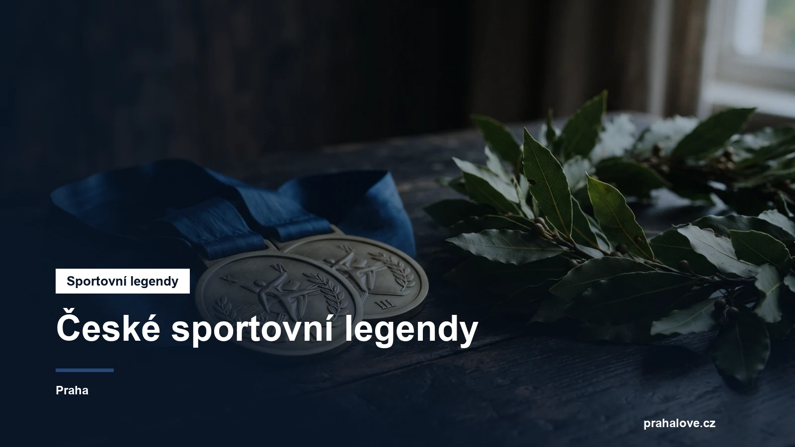 Olympijské medaile a sportovní motiv