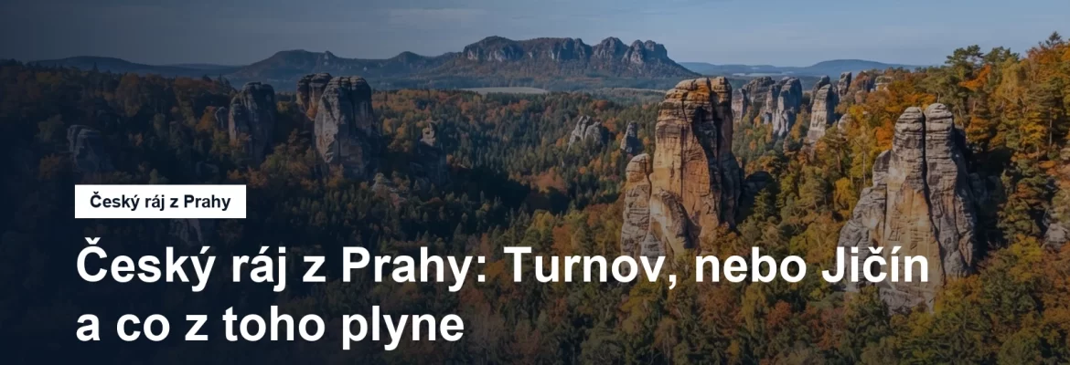 Pískovcové skalní věže vystupující z lesa