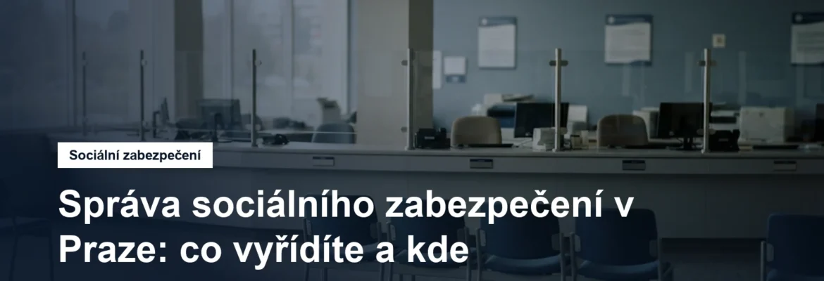 Úřední přepážka s pořadovým systémem a čekárnou