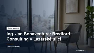 Poradenská kancelář v Lazarské ulici v Praze