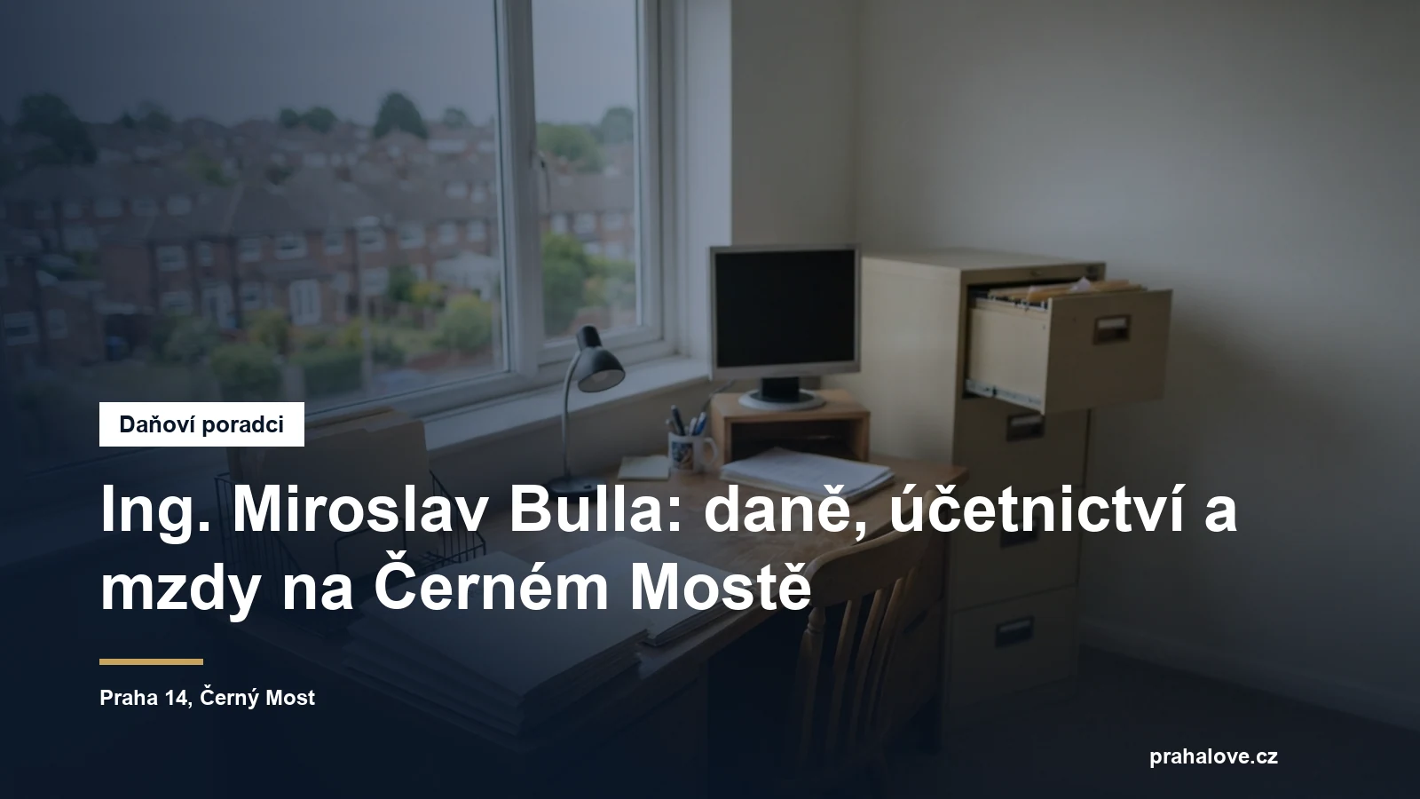 Daňová, účetní a mzdová kancelář na Černém Mostě