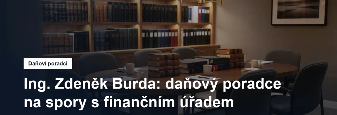 Jednací místnost daňové kanceláře na Žižkově v Praze