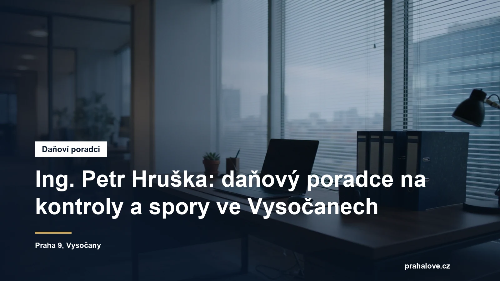 Daňová kancelář ve Vysočanech v Praze