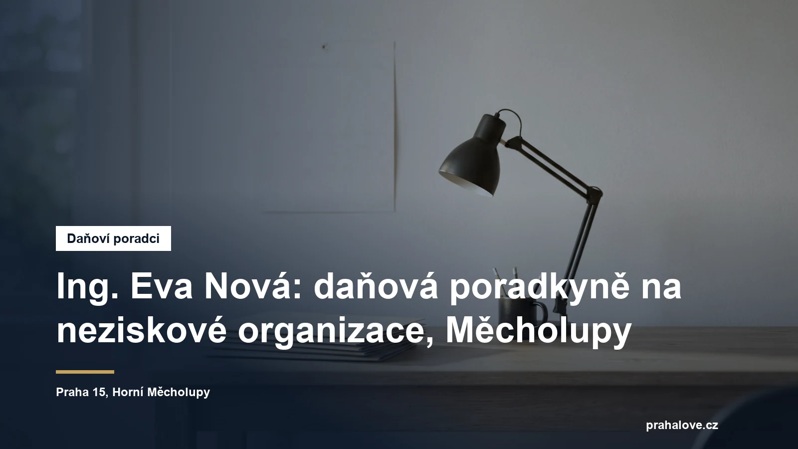 Daňová a účetní kancelář v Horních Měcholupech v Praze