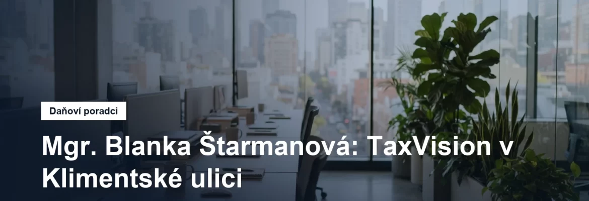 Účetní a daňová kancelář v Klimentské ulici v Praze
