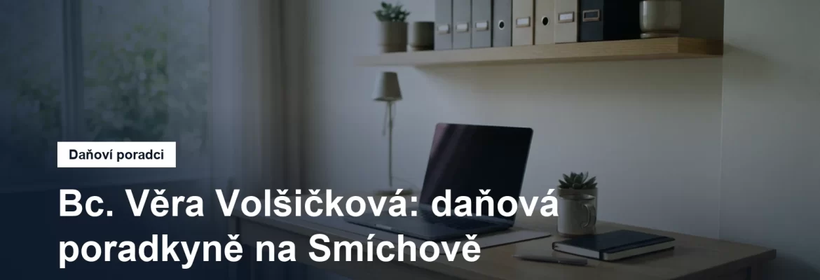 Kancelář daňové poradkyně na Smíchově v Praze