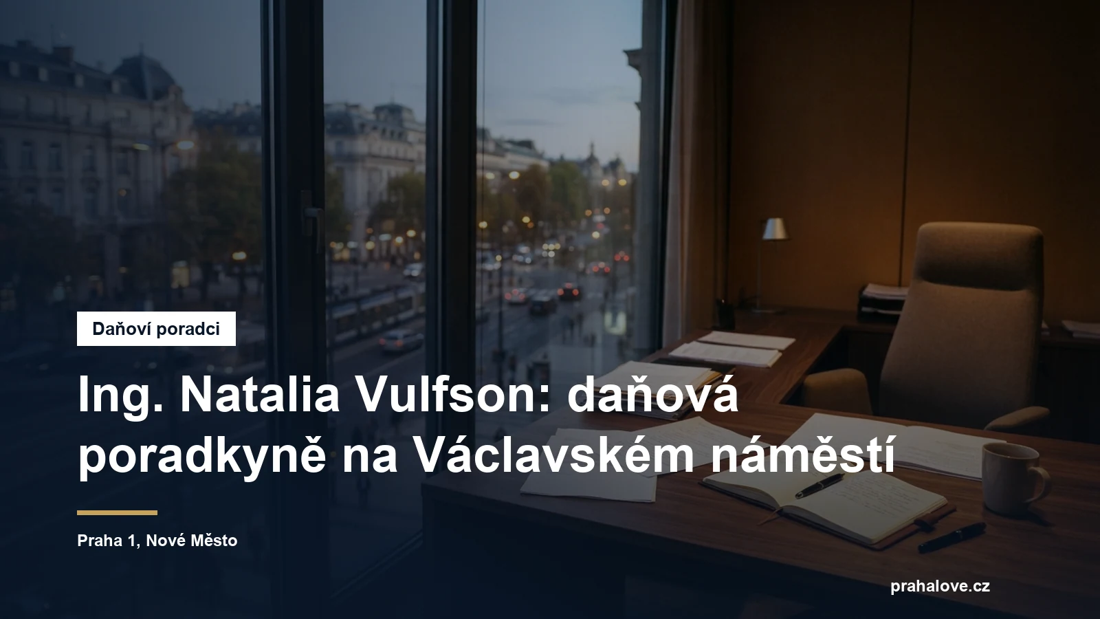 Daňová kancelář na Václavském náměstí v Praze