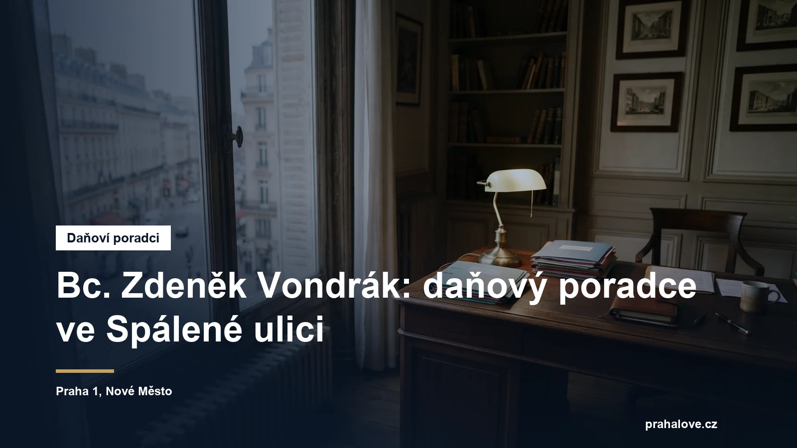 Daňová kancelář ve Spálené ulici v Praze