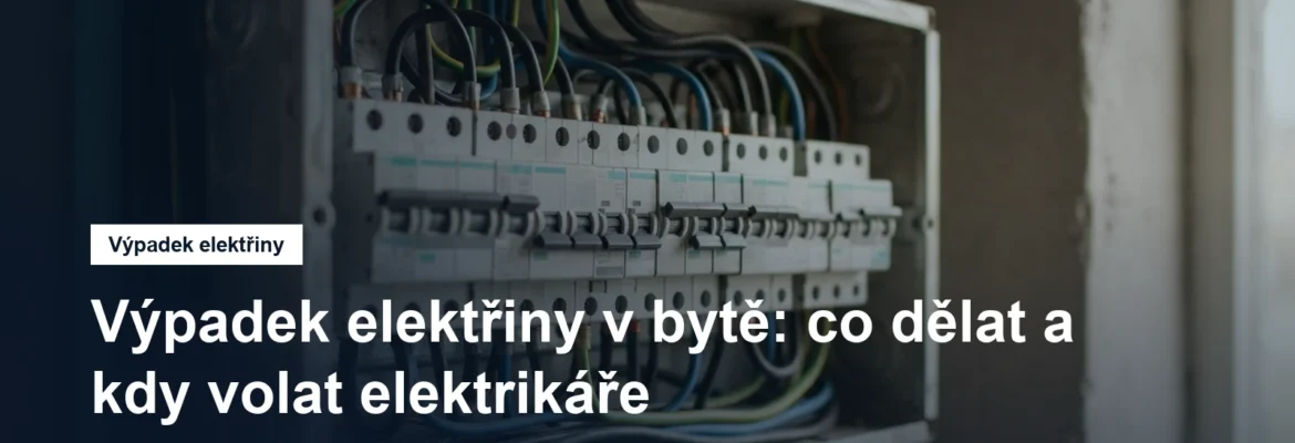 Bytový rozvaděč s jističi