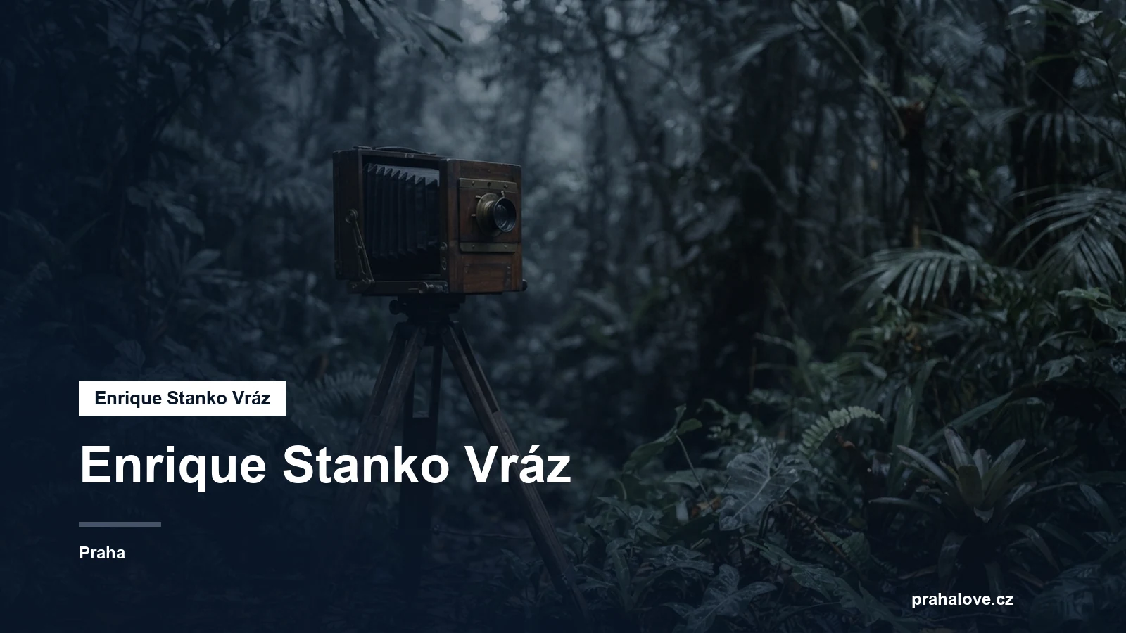 Historický fotoaparát v džungli