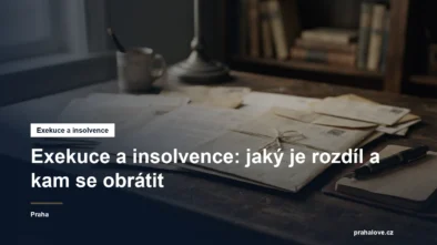 Úřední obálky a dokumenty rozložené na stole