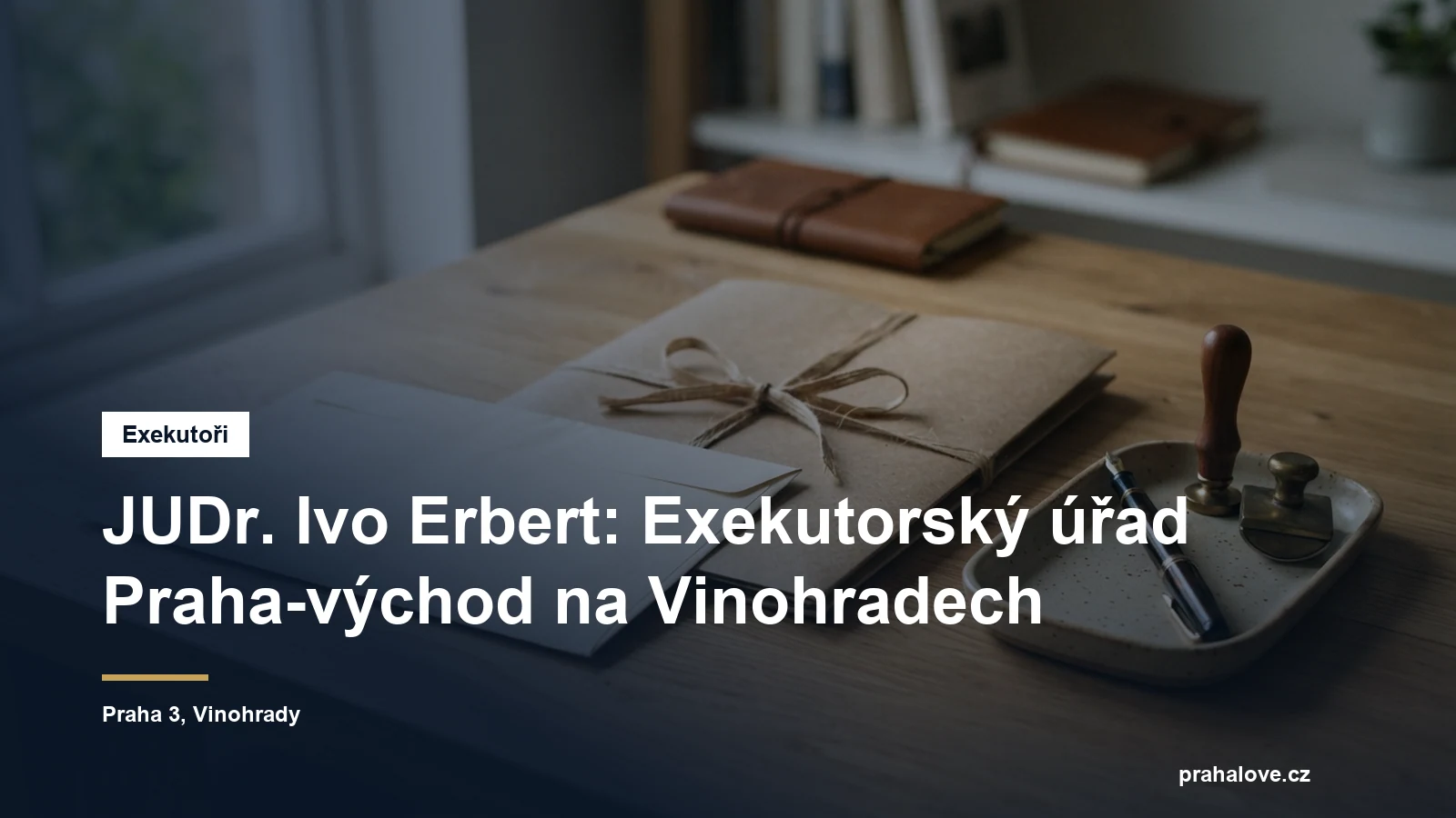 Exekutorský úřad Praha-východ JUDr. Ivo Erberta v Milešovské ulici na Vinohradech
