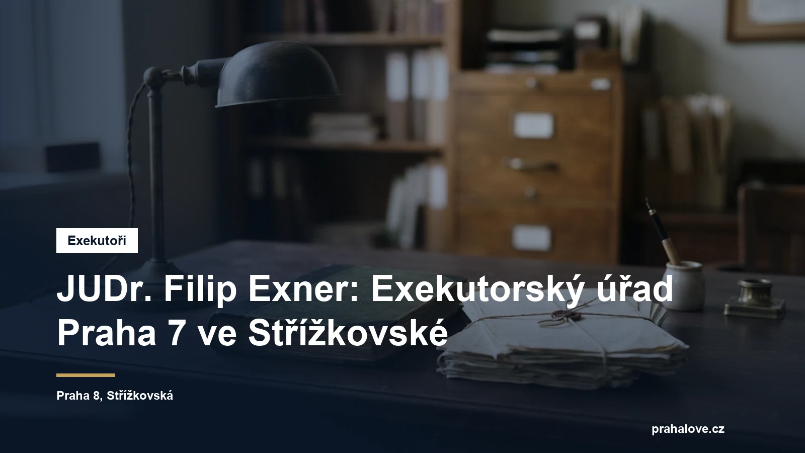 Exekutorský úřad Praha 7 JUDr. Filipa Exnera ve Střížkovské ulici v Praze 8