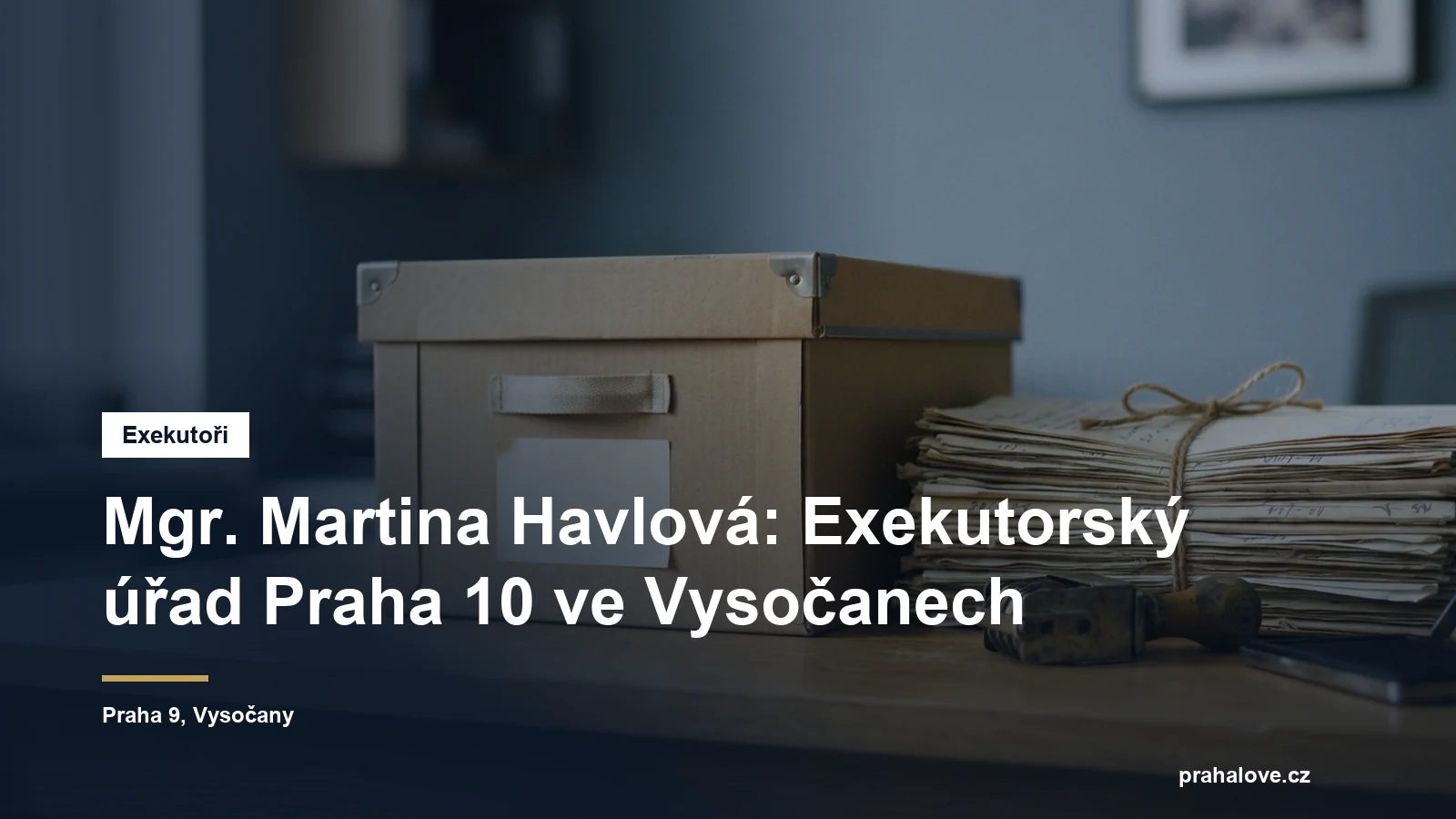 Exekutorský úřad Praha 10 Mgr. Martiny Havlové v Českomoravské ulici ve Vysočanech