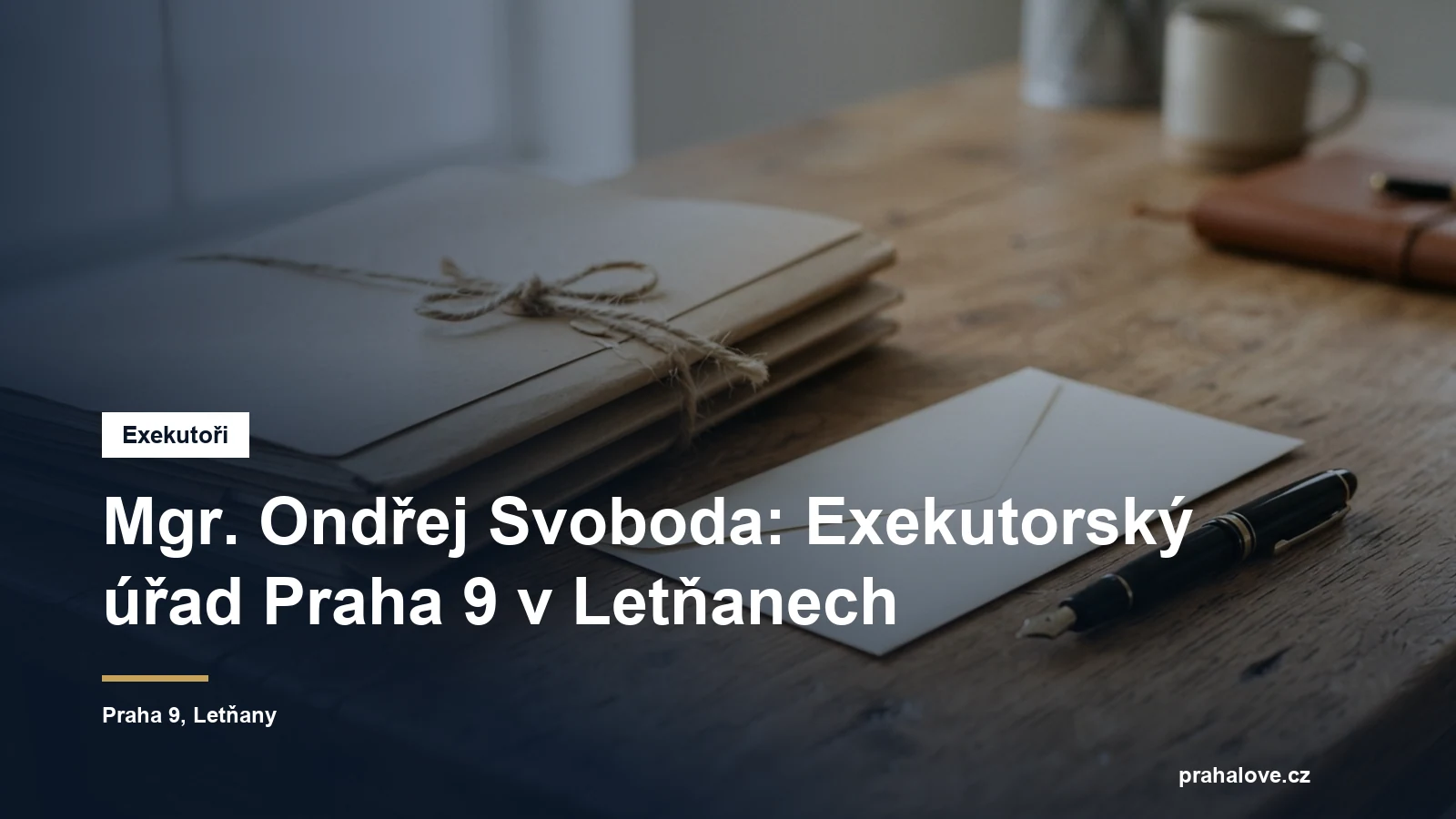Exekutorský úřad Praha 9 Mgr. Ondřeje Svobody v Beranových ulici v Letňanech
