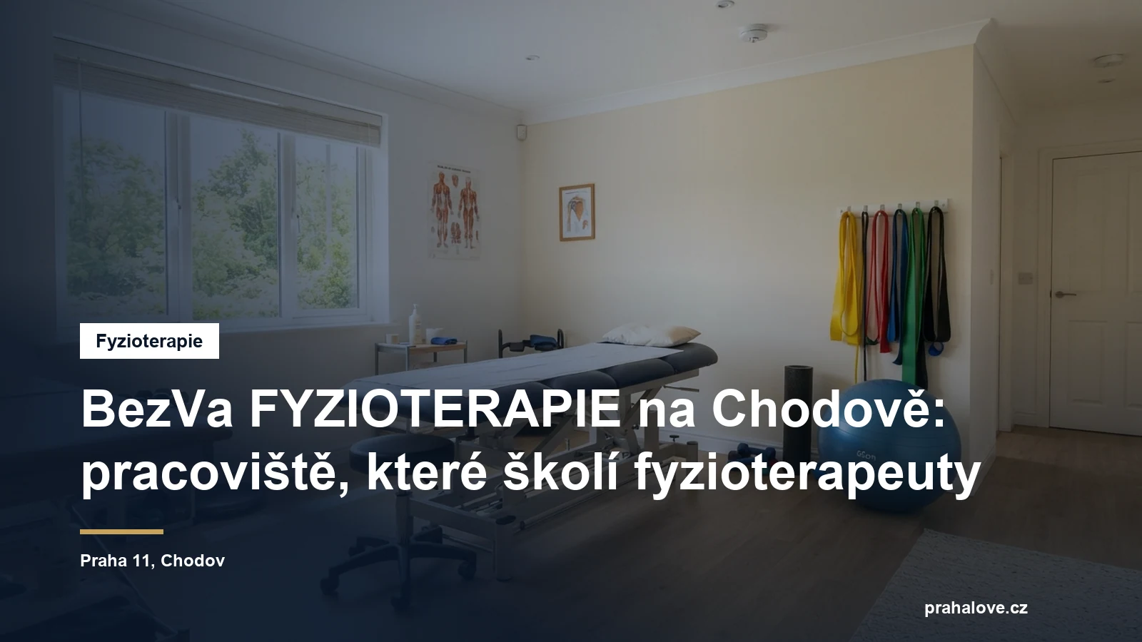 Rehabilitační pracoviště na Chodově v Praze
