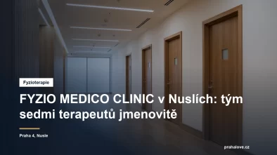 Fyzioterapeutická klinika v Nuslích v Praze