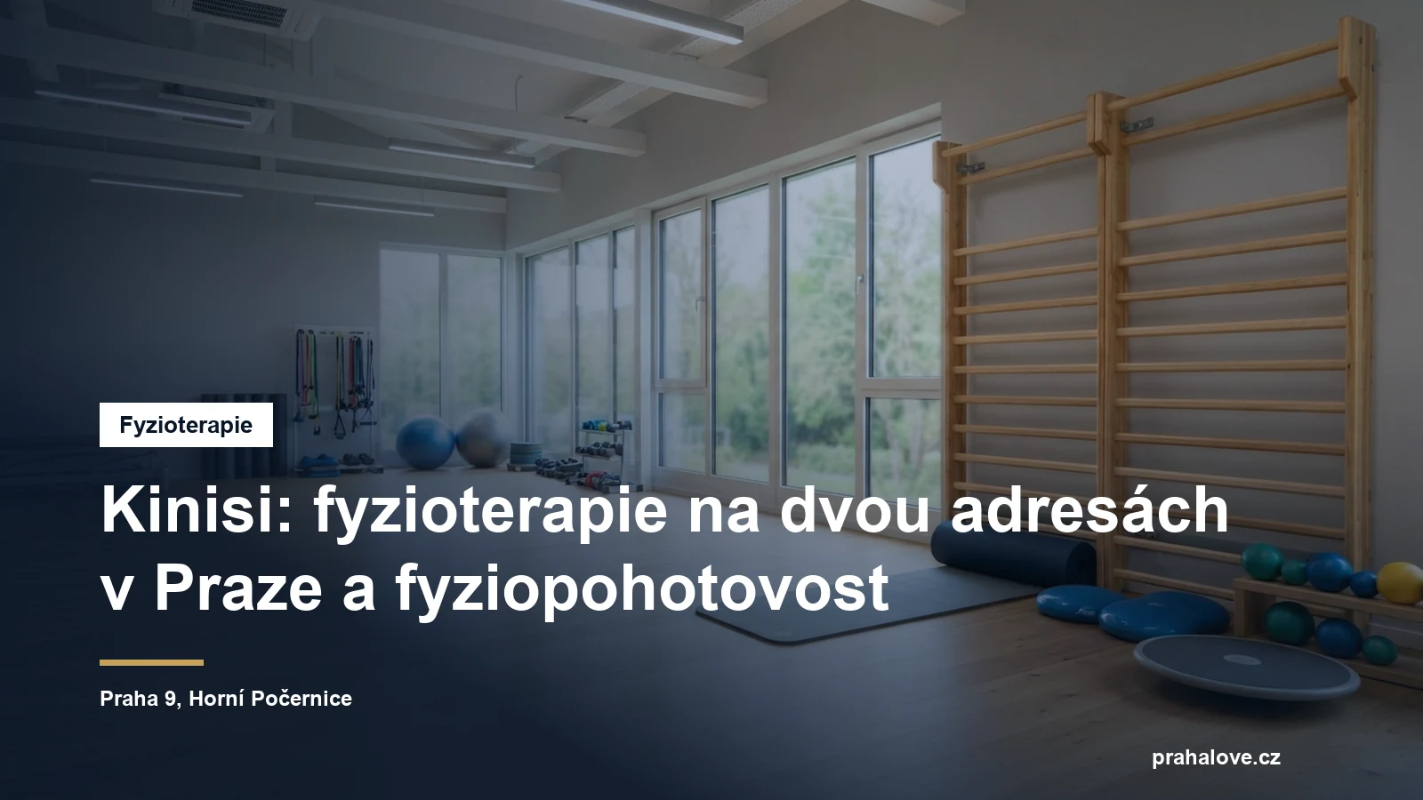 Fyzioterapeutická ordinace v Horních Počernicích v Praze