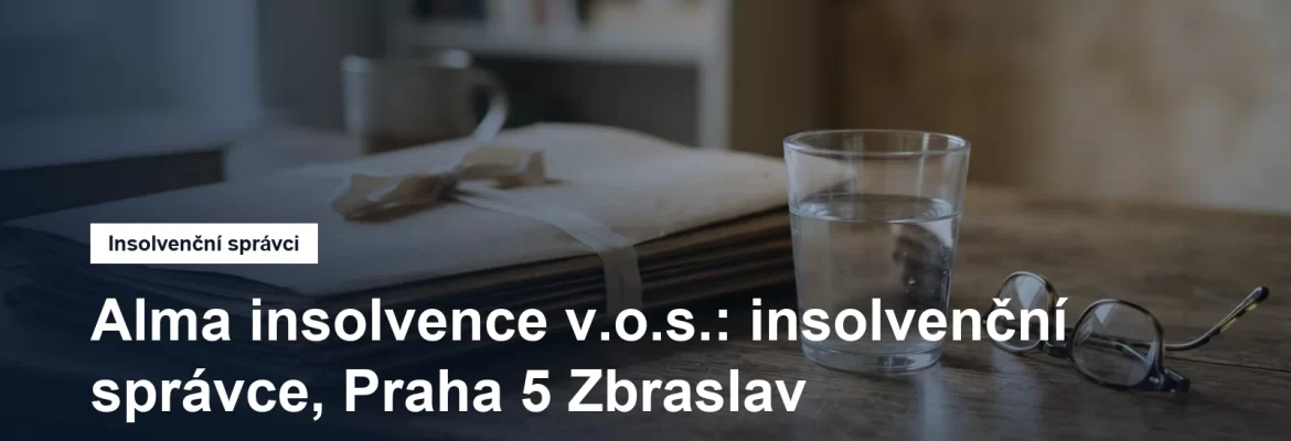 Sídlo insolvenčního správce Alma insolvence na Zbraslavském náměstí na Praze 5