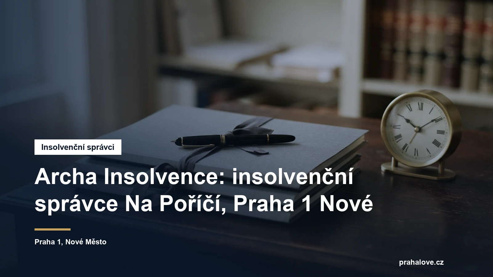 Sídlo insolvenčního správce Archa Insolvence Na Poříčí v Praze 1