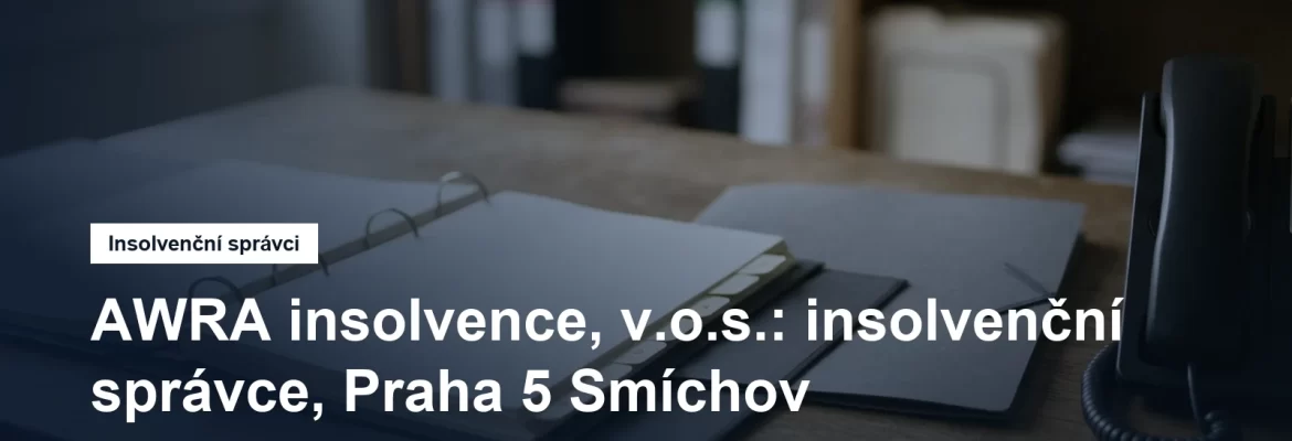 Sídlo insolvenčního správce AWRA insolvence v Moulíkově na Smíchově v Praze 5