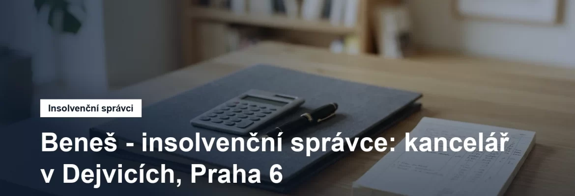 Sídlo insolvenčního správce Beneš Na Míčánce v Dejvicích v Praze 6
