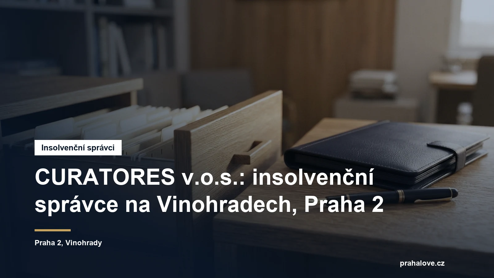 Sídlo insolvenčního správce CURATORES v Uruguayské na Vinohradech v Praze 2