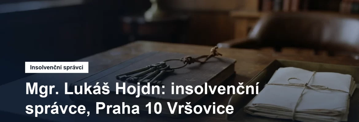 Sídlo insolvenčního správce Mgr. Lukáše Hojdna ve Francouzské na Praze 10