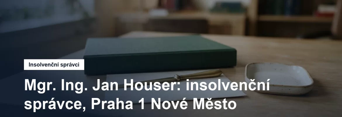 Sídlo insolvenčního správce Mgr. Ing. Jana Housera v Purkyňově na Praze 1