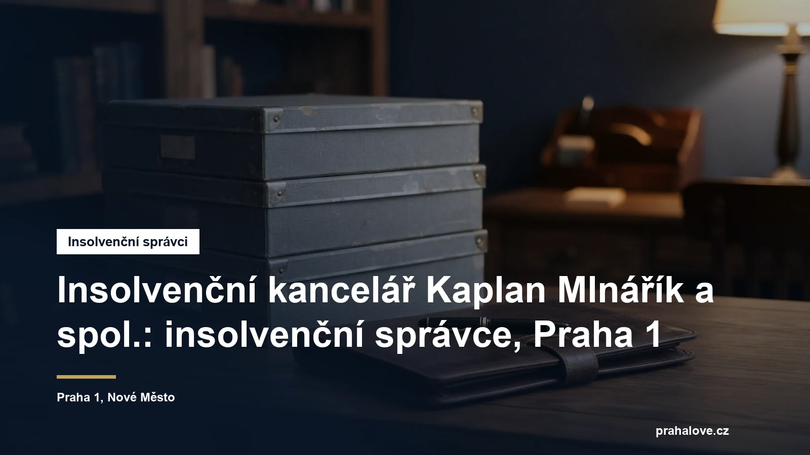 Sídlo insolvenční kanceláře Kaplan Mlnářík a spol. v Politických vězňů na Novém Městě v Praze 1